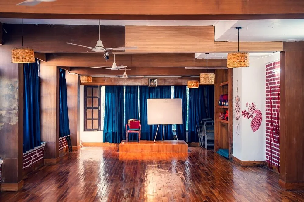 Yoga Hall for practicing yoga